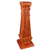 Подставка под хоругвь, крест, икону "Петербургская", цвет "кипарис", 40х40х110 см