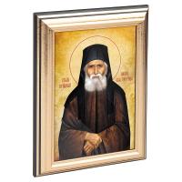 Икона преподобного Паисия Святогорца в пластиковой рамке,13х1,5х18 см