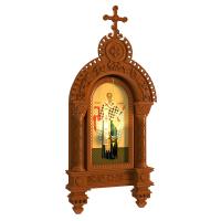 Киот настенный "Романовский", цвет "кипарис"