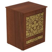 Свечная лавка "Суздальская". Секция №2, цвет "ноче экко", "кипарис" с золотом (поталь)