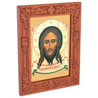 Рамка-киот "Суздальский" настенный, цвет "кипарис", ширина 7 см Рамка-киот "Суздальский" настенный, цвет "кипарис", ширина 7 см