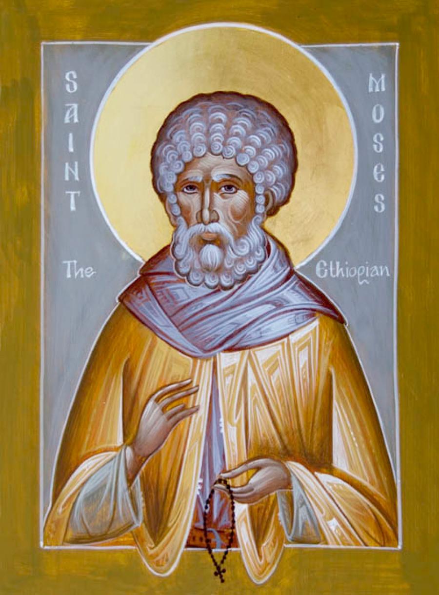 Преподобный Моисей Мурин, Эфиопский, иеромонах