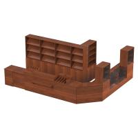 Свечная лавка "Самарская". Компоновка №3, цвет "ноче экко"