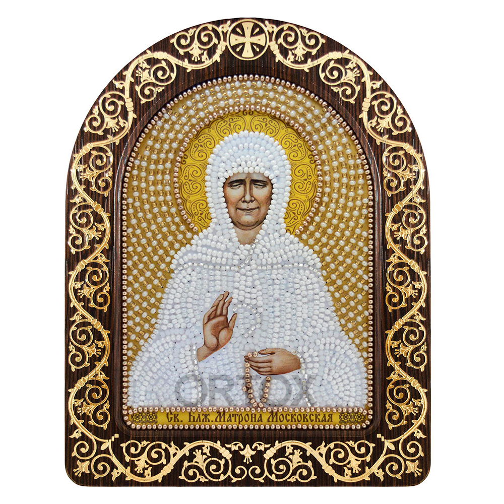 Икона Святая Мученица Матрона Московская схема