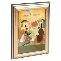 Икона Благовещения Пресвятой Богородицы в пластиковой рамке, 13х1,5х18 см