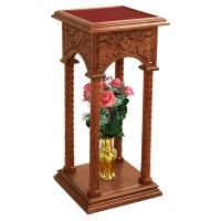 Подставка церковная &quot;Суздальская&quot;, цвет &quot;кипарис&quot;, колонны, 46х46х100 см