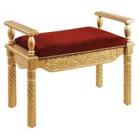 Седалище "Суздальское", цвет "золото", 80х40х65 см