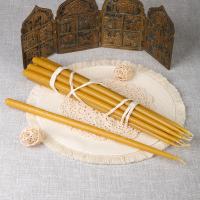 Свечи церковные маканые №6т, пчелиный воск и парафин: 50/50%, высота 39 см, 10 шт. 