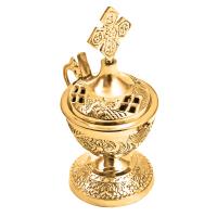 Кадильница латунная, 6,5х14 см, У 13-0154