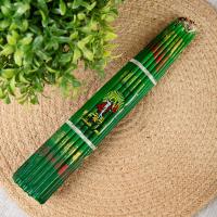 Свечи "Иерусалимские" парафиновые зеленые, обожженные Благодатным огнем