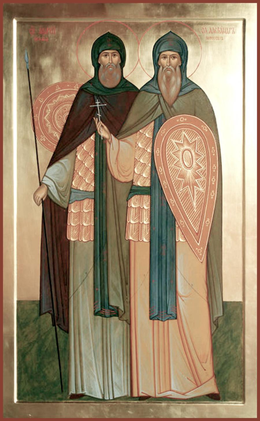 Преподобный Александр Пересвет, воин, схимонах
