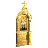 Киот напольный "Романовский", цвет "золото"