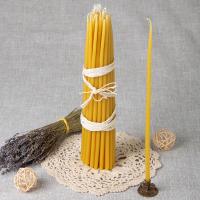 Свечи церковные маканые №4, пчелиный воск и парафин 50/50%, высота 30 см, 50 шт.