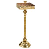 Подсвечник напольный песковой, квадратный, 35х35х112 см