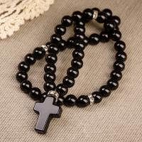 Четки из агата с разделителями, на 50 бусин