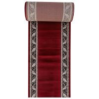 Ковровая дорожка красная, полипропилен, 1,29х1 м, У 49-0028