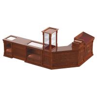 Свечная лавка "Судиславская". Компоновка №1, цвет "ноче экко", "кипарис"