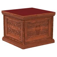 Облачение на престол &quot;Вологодское&quot;, цвет &quot;кипарис&quot;, высота 105 см