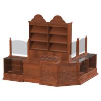 Свечная лавка "Судиславская". Компоновка №4, цвет "ноче экко", "кипарис"