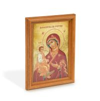 Икона Божией Матери &quot;Троеручица&quot; в деревянной рамке, 12х1,5х17 см