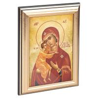Икона Божией Матери &quot;Феодоровская&quot; в пластиковой рамке, 13х1,5х18 см