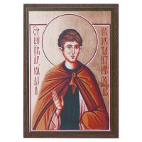 Икона преподобного Аркадия Константинопольского, Палестинского, МДФ, 6х9 см