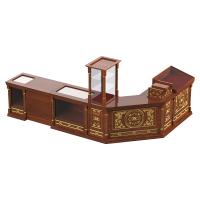 Свечная лавка &quot;Судиславская&quot;. Компоновка №1, цвет &quot;ноче экко&quot;, &quot;кипарис&quot; с золотом (поталь)