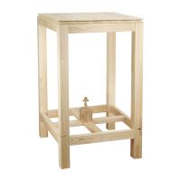 Престол с крестом, сосна, сечение бруса 60 мм, высота 100 см