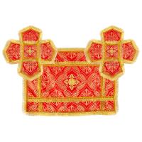 Покровцы и воздух, шелк "Лавр", красные