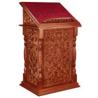 Аналой центральный "Ивановский", цвет "кипарис", 70х50х120 см