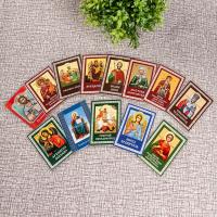 Комплект ламинированных икон №1, 13 шт., 6х8 см