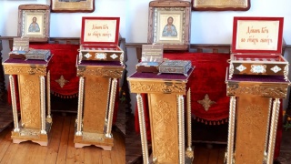Фотоотзыв: Подставки с ковчегами для святых мощей в интерьере храма в Орловской обл.