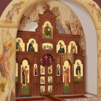 Иконостас "Суздальский" двухъярусный (Алтайский край), светлый, 531х482,7х20,8