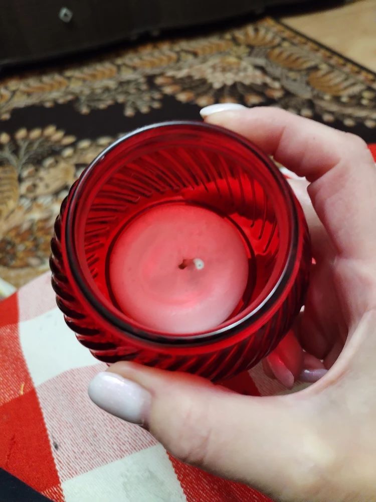 Лампада неугасимая (фонарик) со сменным блоком красная №3