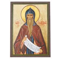 Икона преподобного Максима Исповедника, МДФ, 6х9 см