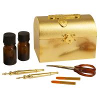 Крестильный ящик с наполнением, цвет &quot;под золото&quot;, №1, У 55-0041