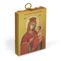 Икона Божией Матери "Скоропослушница" на деревянной основе, на холсте с золочением