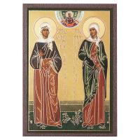 Икона блаженных Матроны Московской и Ксении Петербургской, МДФ