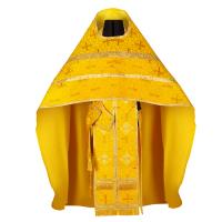 Иерейское облачение, парча "Афон", желтое с золотом