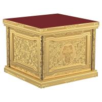 Облачение на престол "Вологодское", цвет "золото", высота 105 см