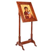 Киот напольный &quot;Суздальский&quot;, цвет &quot;кипарис&quot;, колонны