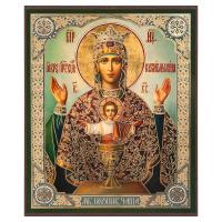 Икона Божией Матери &quot;Неупиваемая Чаша&quot;, МДФ, 15х18 см