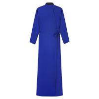 Подрясник мужской русский, синий, костюмная ткань