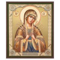 Икона Божией Матери "Семистрельная", МДФ