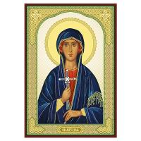 Икона мученицы Зои Римской, МДФ, 6х9 см