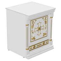 Свечная лавка "Судиславская". Секция №2, белая с золотом (поталь)