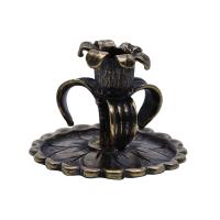 Подсвечник настольный литой "Цветок", бронза, 3,4х2,5 см