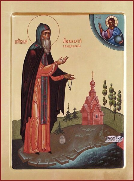 Преподобный Афанасий Сяндемский, Вологодский