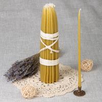 Свечи церковные маканые №3, пчелиный воск и парафин 50/50%, высота 23 см, 50 шт.