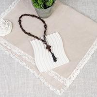 Четки деревянные из березы с разделителями, на 50 бусин